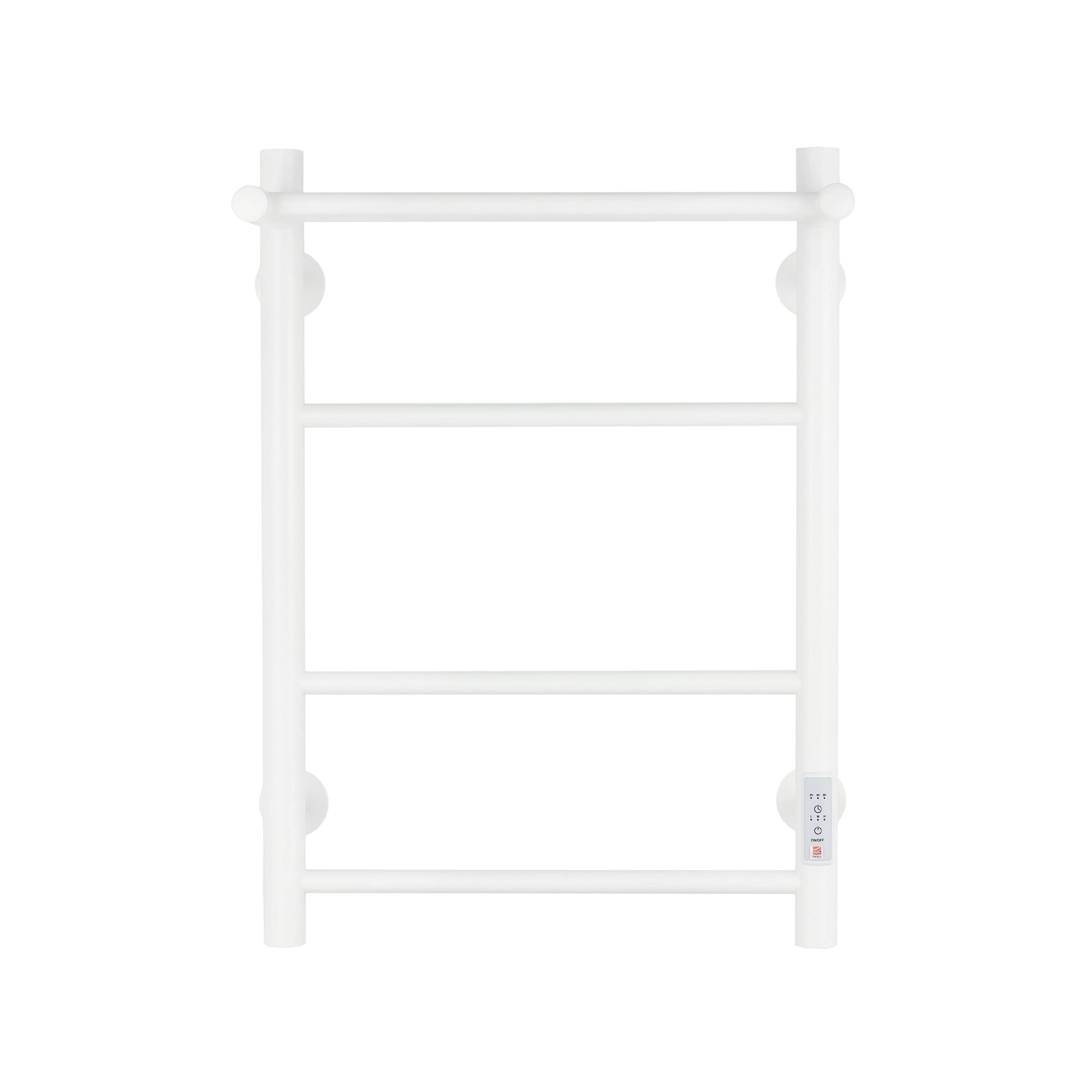 Полотенцесушитель Energy Round Modus 600x400 белый с таймером, с полкой